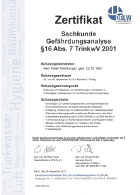 Gefährdungsanalyse Zertifikat